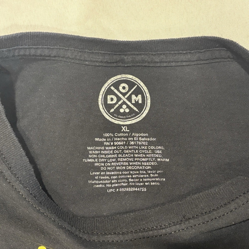 "Make Your Own Luck" ODM Streetwear Shirt "Never Rely On Chance" XL BLACK - Picture 7 of 7